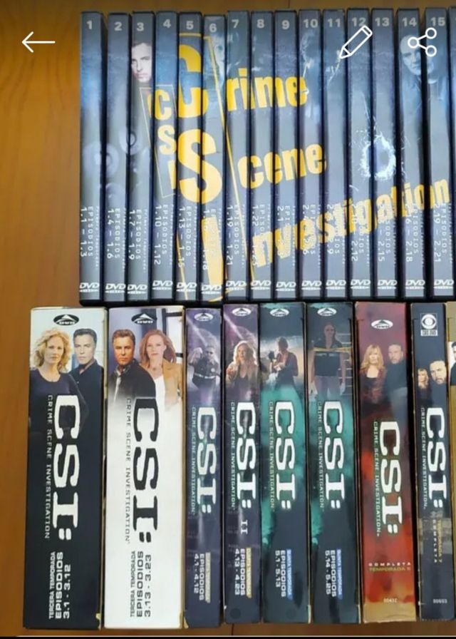 CSI: DVDs -Temporadas 1, 2 y 3
