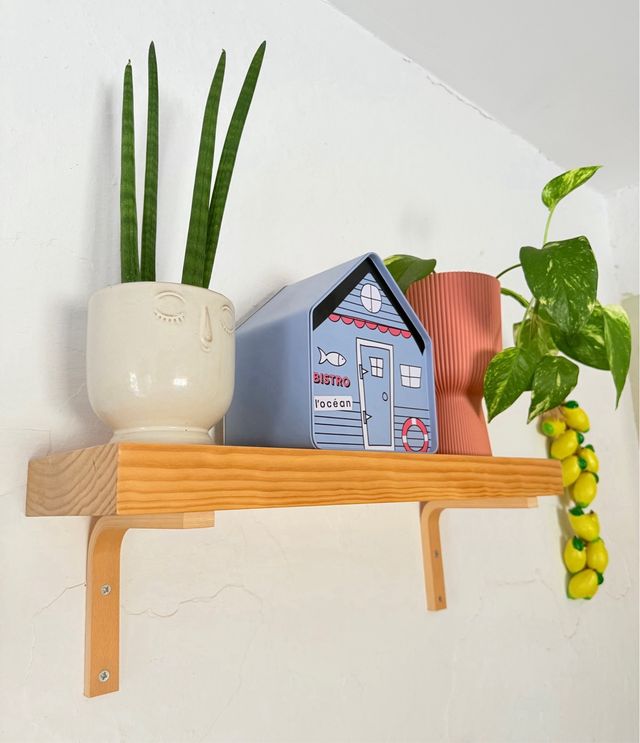 Libreria in legno - mensola da parete