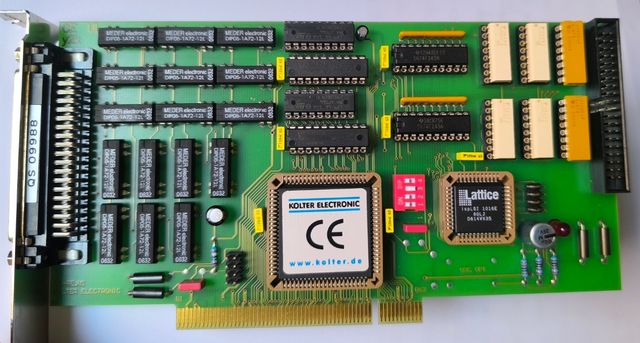 Tarjeta PCI relés ópticos KOLTER