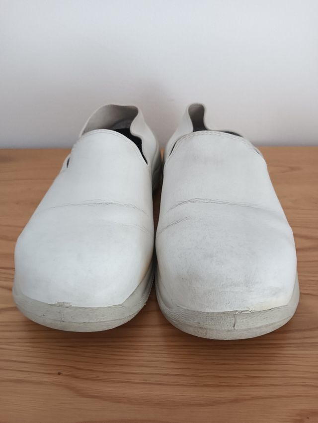 Zapatos seguridad blancos