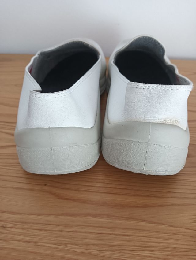 Zapatos seguridad blancos