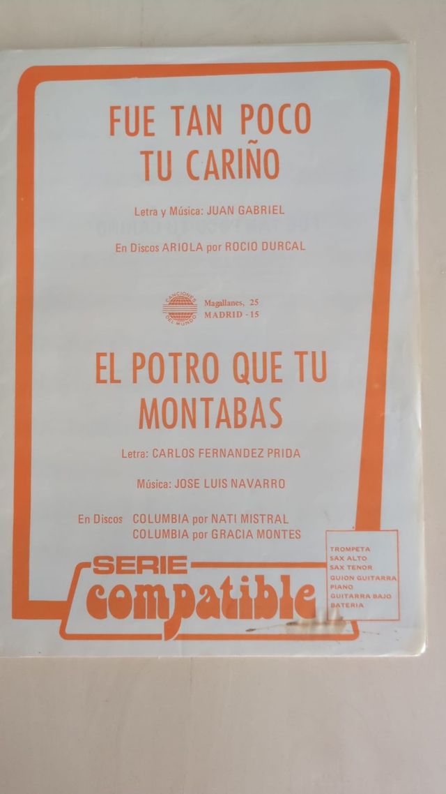 Fue tan poco tu cariño/El potro que tu montabas