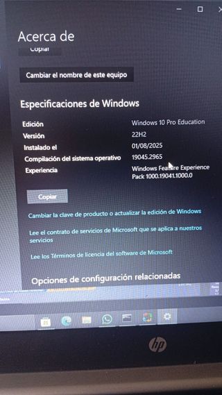Portátil HP Probook i3-8130U Azul Marino