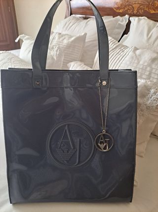 Bolso Armani Jeans - Gris Azulado 