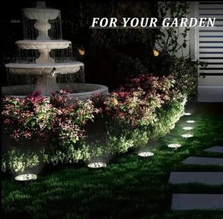 8 luci solari da giardino a LED