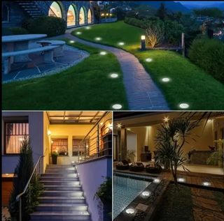 8 luci solari da giardino a LED