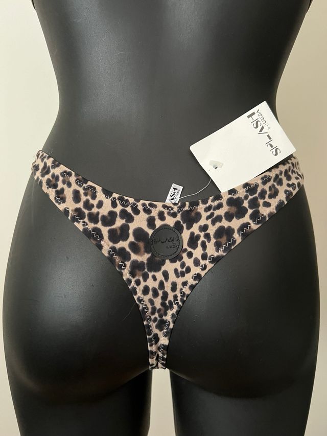 Bikini Krizia perizoma Splash - beige, marrone