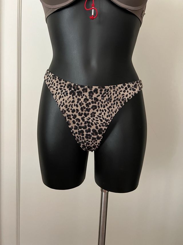 Bikini Krizia perizoma Splash - beige, marrone