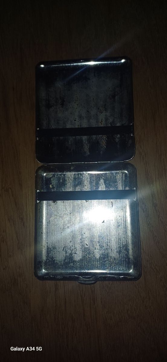 Pitillera vintage plata