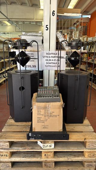 Hermes Diem - 2 casse passive ampli+mixer
