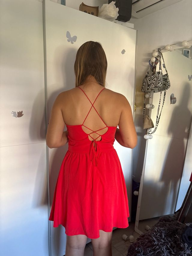 Vestido rojo corto