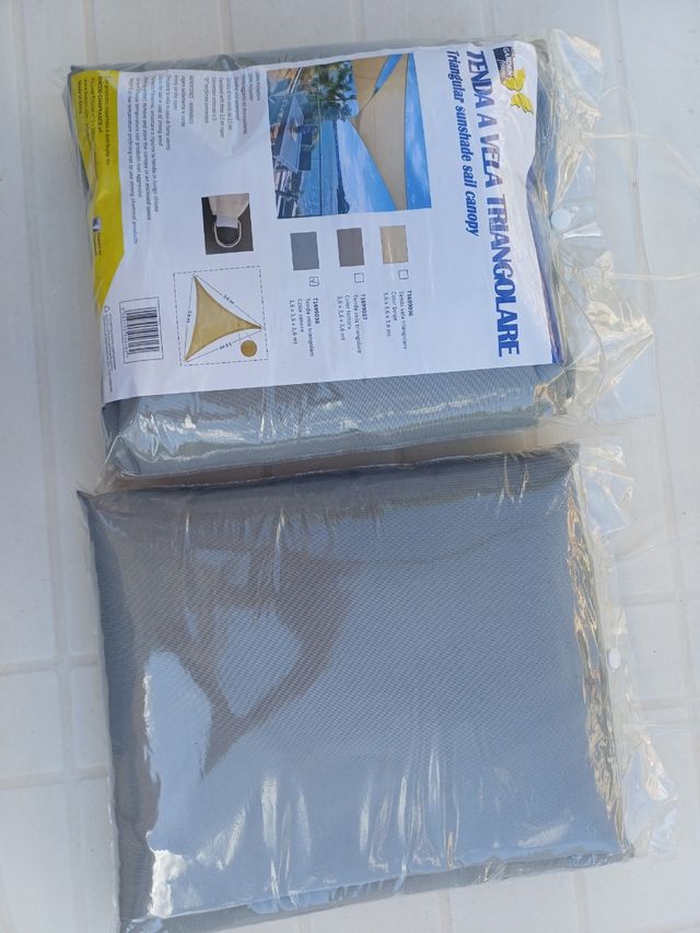 Tenda a Vela Triangolare - Grigio