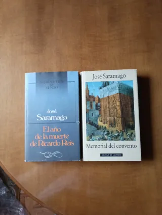 Lote 2 novelas José Saramago