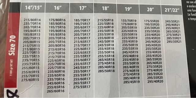 Cadenas nieve ISE Tribologic Talla 70