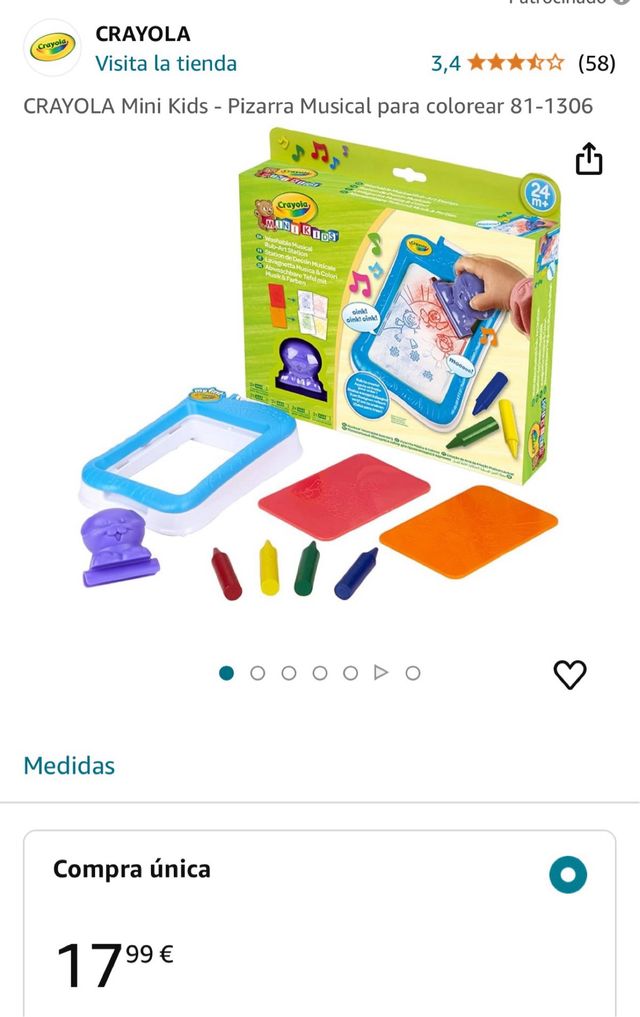 Crayola MiniKids Pizarra Musical