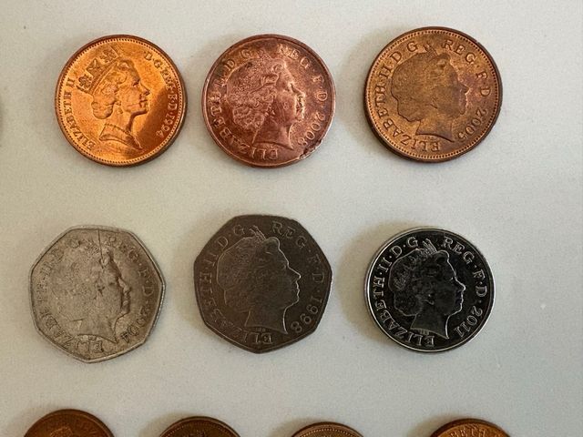 Monedas libras esterlinas