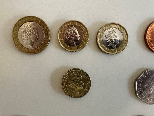 Monedas libras esterlinas