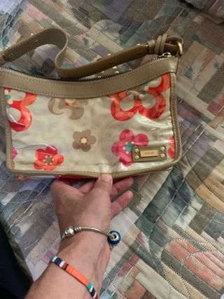 Bolso Tous beige y multicolor
