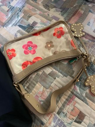 Bolso Tous beige y multicolor