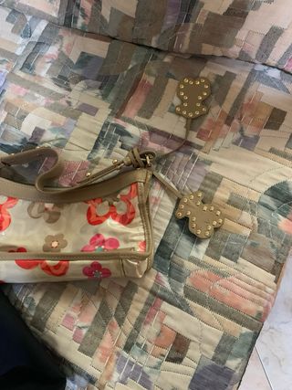 Bolso Tous beige y multicolor