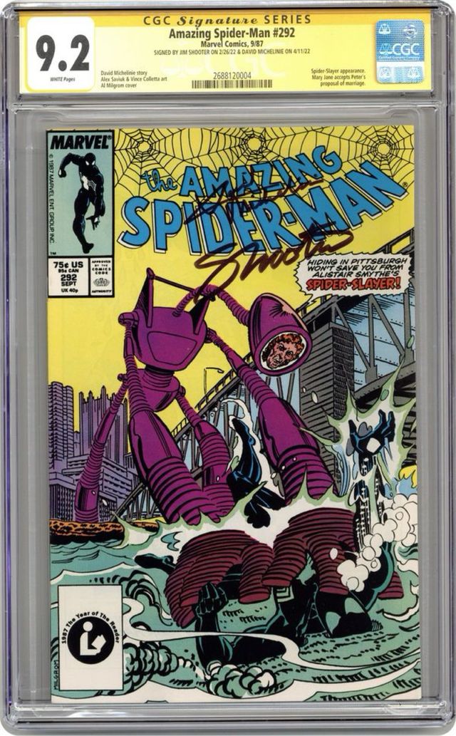 Amazing Spider-Man (1963 1st Series) 292 CGC 9.2