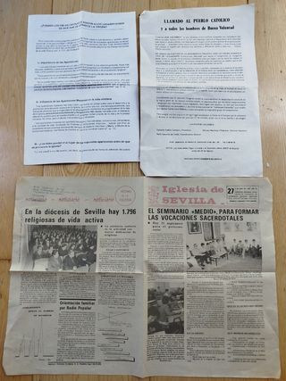 Lote de publicaciones de índole religiosa