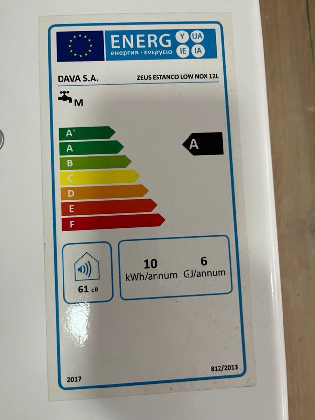 Calentador Gas Centro Zeus ConforNox 12L - Estanco