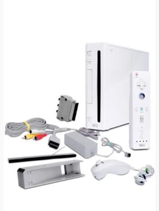 Wii blanca Modelo RVL-001  + 8 juegos