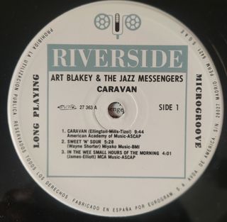 LP Jazz - Art Blakey & The Jazz Messengers.Caravan