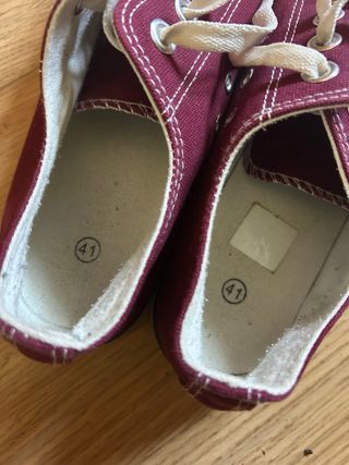 Zapatillas Converse rojas talla 41