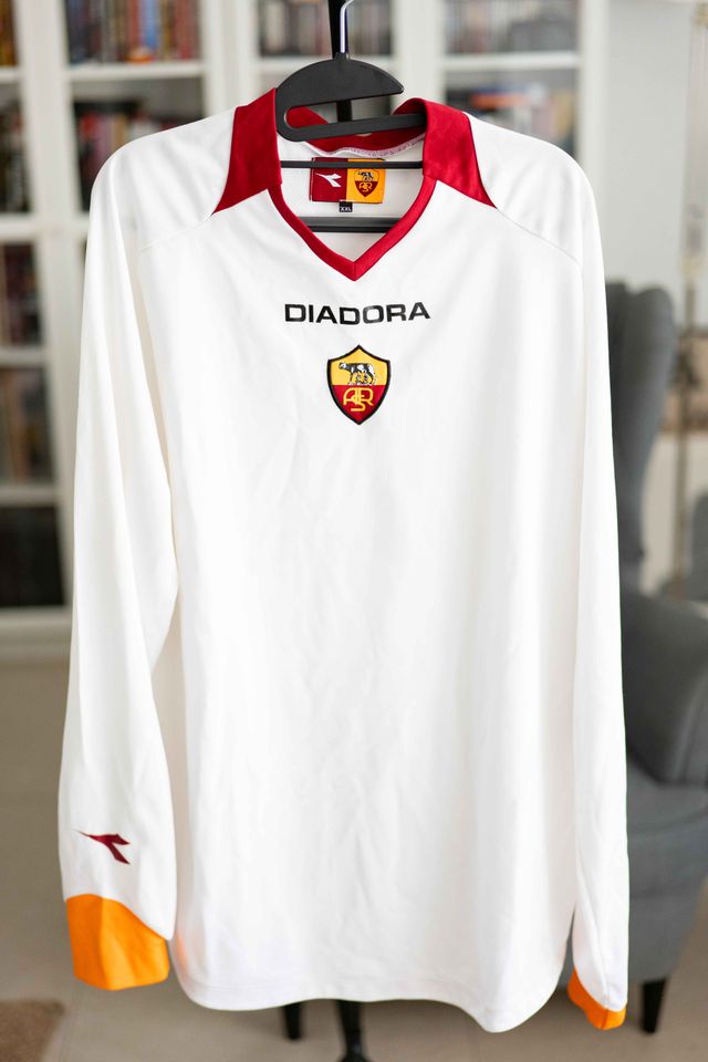 ORIGINAL AS ROMA 2006-07 #4 CAMISETA FUTBOL XXL