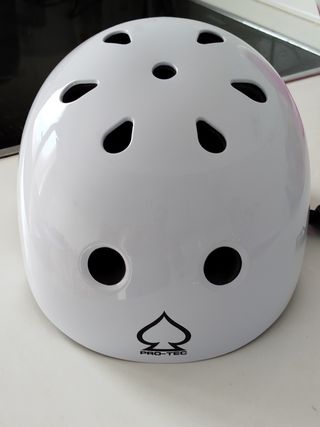 Casco Pro-Tec Skate Blanco Talla M