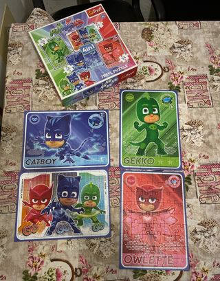 Puzzle 4 in 1 PJ Masks Trefl