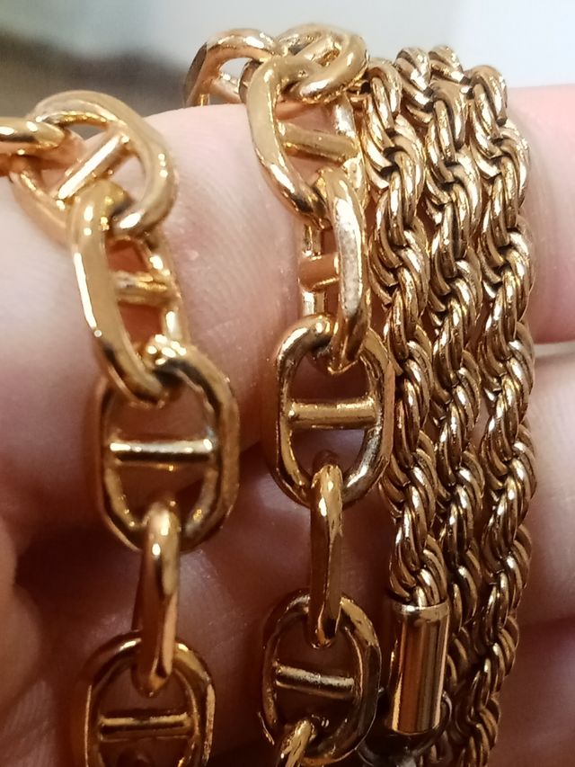 Catene in oro 14K/18K riempite —