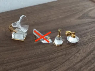 Set 3 miniature Swarovski