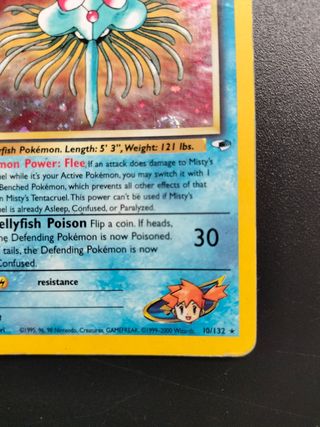 Carta Pokémon Misty's Tentacruel 10/132