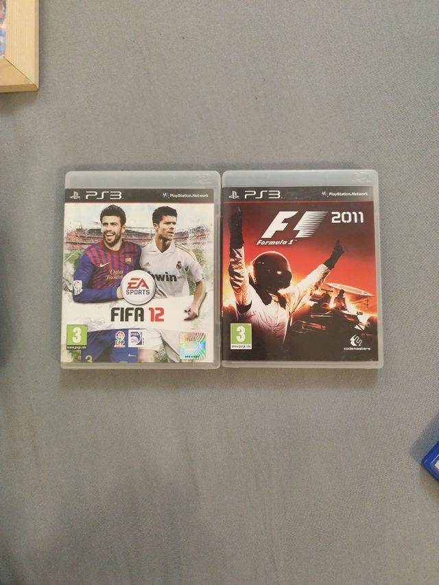 Play station 3 - juegos- FIFA 12, F1 2011, GT5, MG