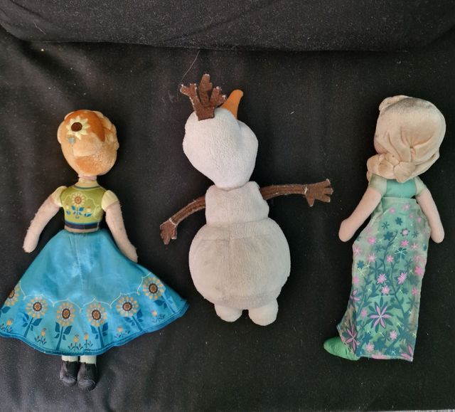 Peluches Frozen: Anna, Elsa y Olaf