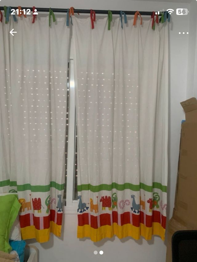 Nórdica infantil + cortinas
