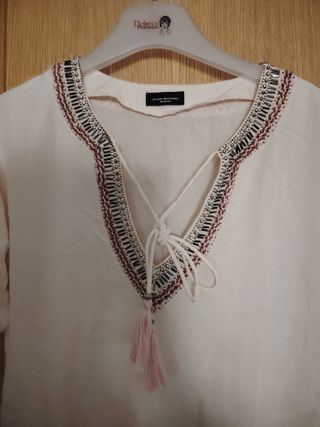 Caftán melocotón Javier Simorra