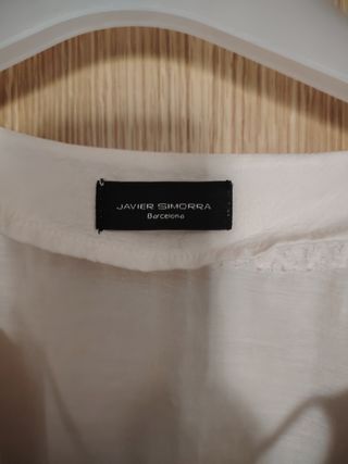 Caftán melocotón Javier Simorra