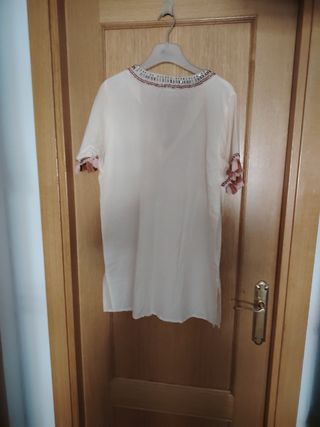 Caftán melocotón Javier Simorra