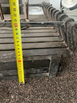 Parrilla forja antigua