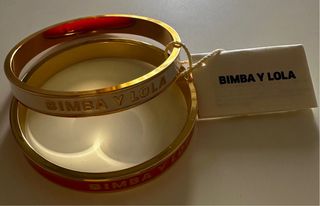 Pulseras Bimba y Lola - Doradas y Rojas