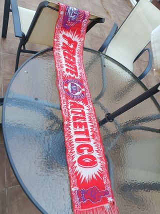 Frente Atletico bufanda antigua 