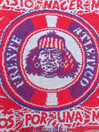 Frente Atletico bufanda antigua 
