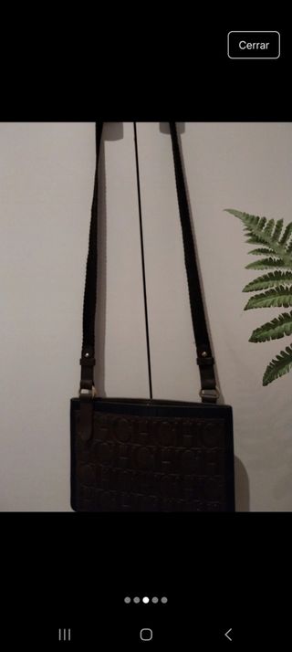 Bandolera Carolina Herrera marrón