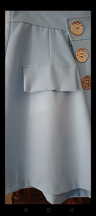 Shorts azul celeste, nuevos