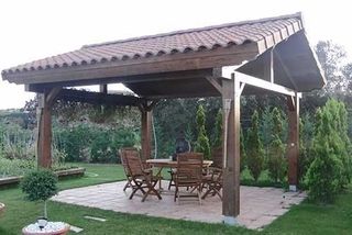 Pérgola bioclimática 3x3m - Negra modulares nuevas