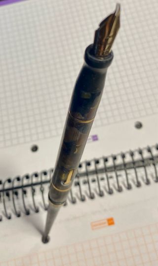 Pluma estilografica muy antigua TOLEDO OHAIO USA